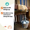 kizihaus Wooden Hand Winch Toy – Bucket Pulley System for