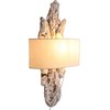GURU SHOP Modena Model Wall Lamp, Handmade from Natural Material,