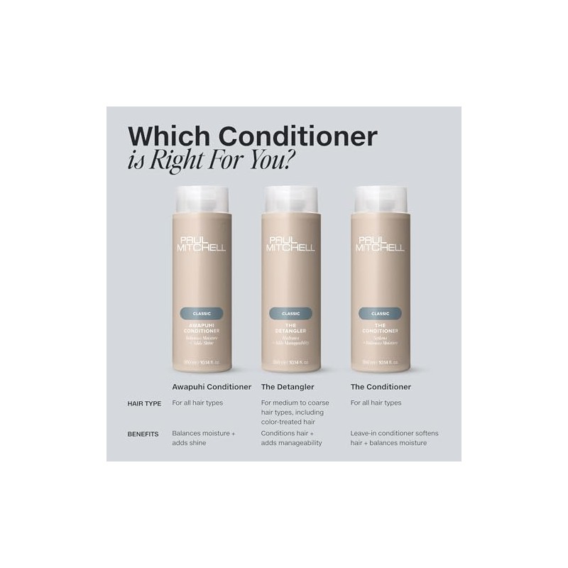 Paul Mitchell The Conditioner, Acondicionador Clsico Sin Enjuague, Suaviza y