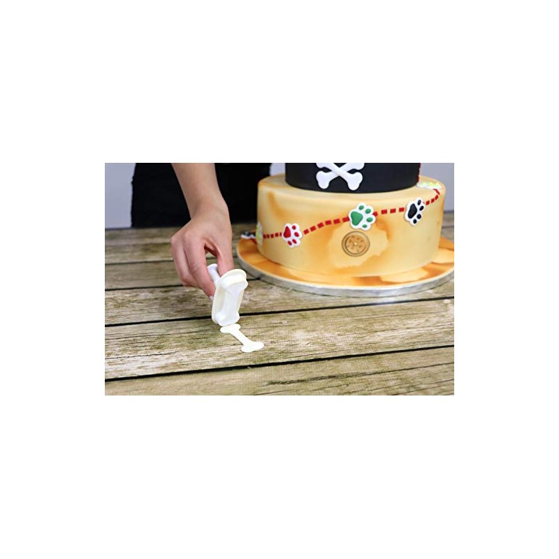 PME BNE201 Novelty Plunger Cutters-Bone,White, Set of 3