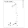 Kingston Brass DTL1181 Bath Tub Drain and Overflow, Polished Chrome