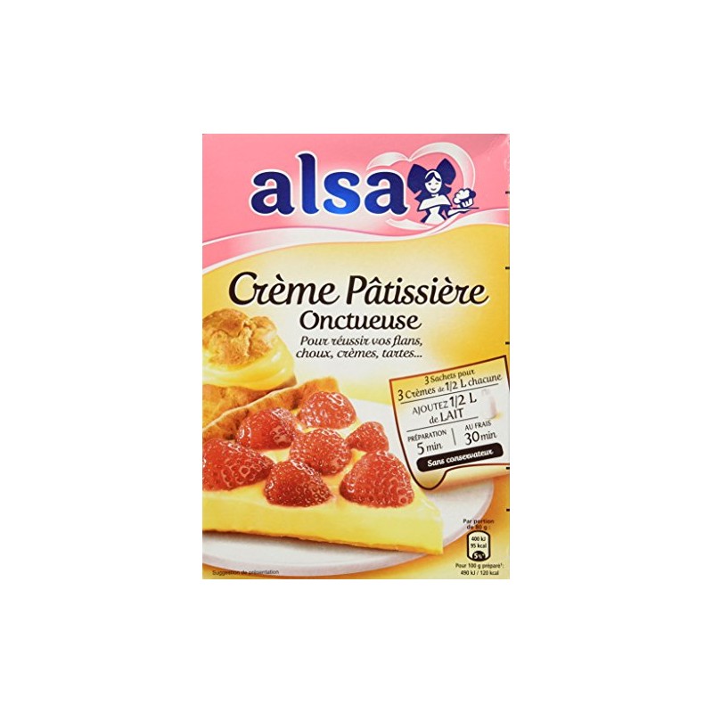 Alsa Creme Patissiere Mix - French Pastry Cream Mix -