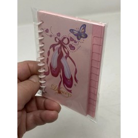 Vintage Flomo Tabbed Spiral Notepad Ballet Taiwan 80s 90s