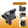 2PCS UF180 Ignition Coil Pack & 4PCS Spark Plugs with