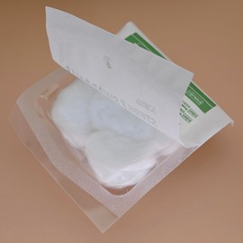 Cotton Sterile Wound Care Swabs - Individually Packaged, Sterilized (Cotton Balls (XL) (5pcs/Pack)), 1 Box