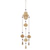 Deco 79 41420 Eclectic Mango Wood Windchime, LARGE SIZE, Brown