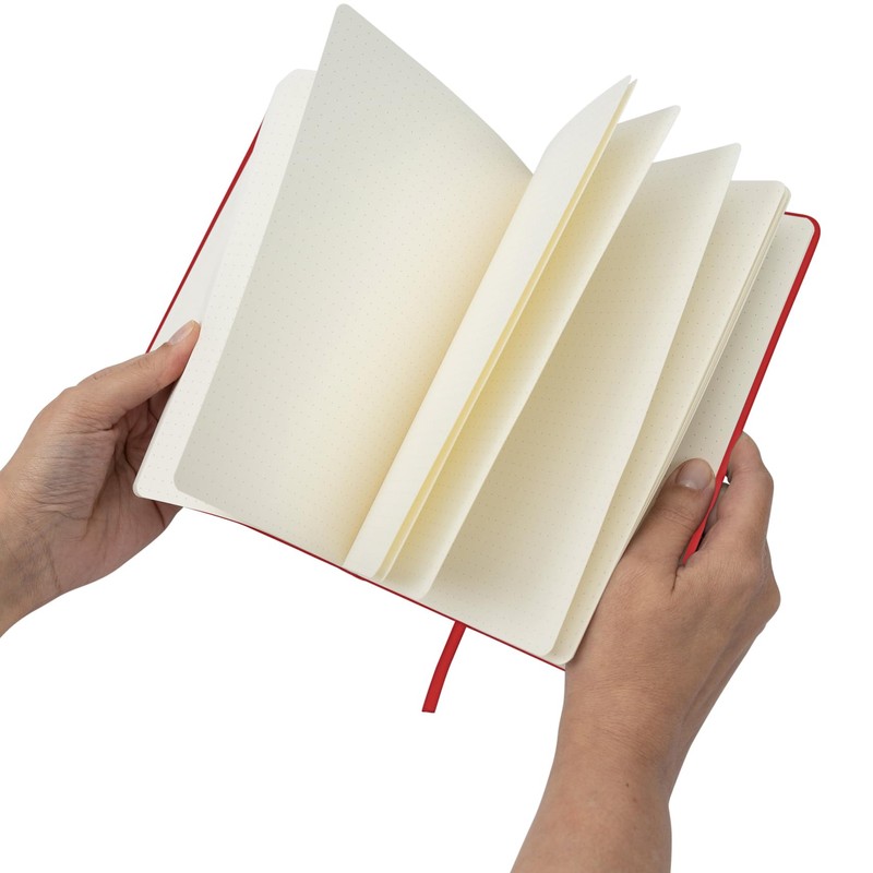 Bullet Journal A5 Dotted Notebook with Faux Leather Hardback Cover