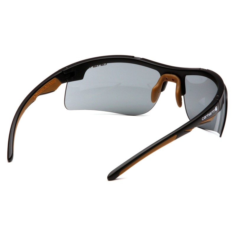 Carhartt Rockwood Safety Glasses, Grey Anti-Fog, Retail Packaging