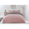 Emma Barclay Lyla Reversible Duvet Set in Blush Pink/Grey -