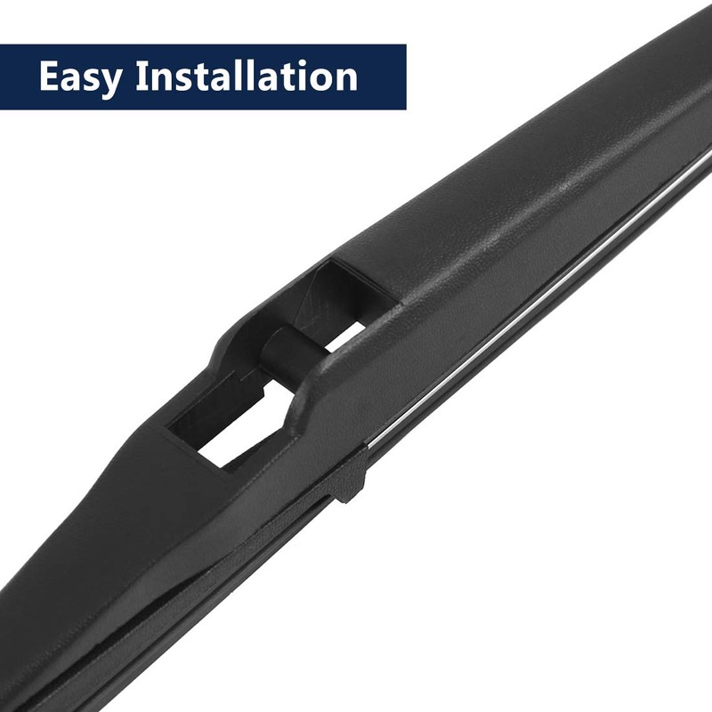 X AUTOHAUX Car Rear Windshield Wiper Blade Arm Set 310mm