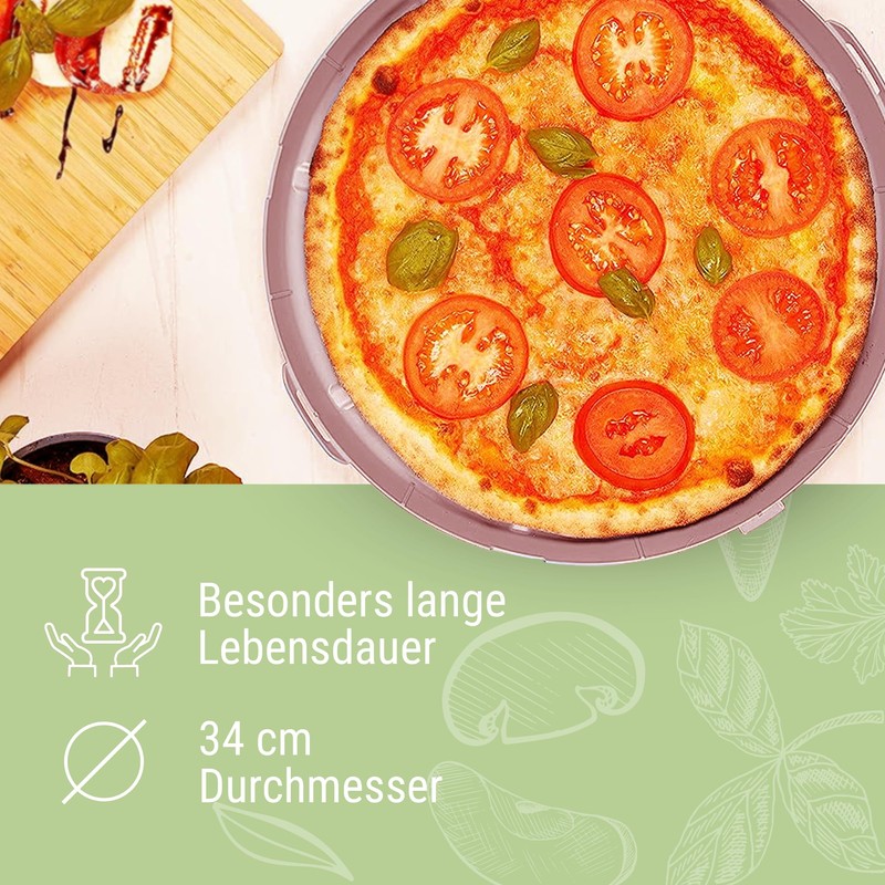 elastoreuse Pizza Box 'ToGo' - BPA-Free Storage Box - Reusable