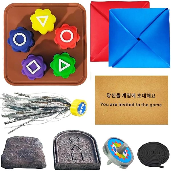 Gonggi Korean Traditional Folk Game Play Set,Gonggi Jack Stone Pebbles
