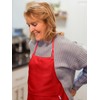 Zihuatailer Red Cooking Aprons for Women | Red Kitchen Aprons