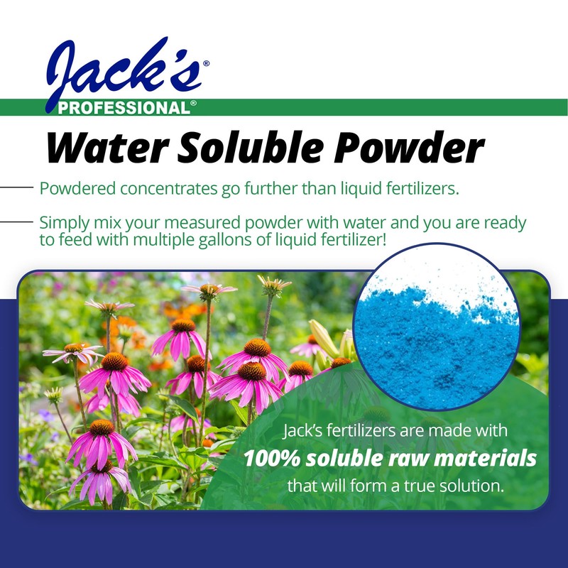 Jack's Professional 25-5-15 High Performance Water-Soluble Fertilizer with Micronutrients for