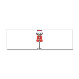CafePress Gumball Machine Car Magnet 10 X 3 10" x 3", Bumper Magnet