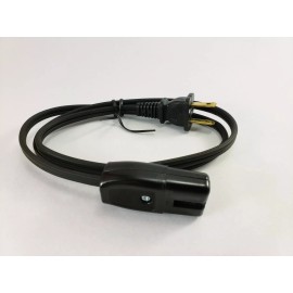 Dominion Waffle Maker Iron Power Cord 1226.4 (2pin) 36" replacement part 1236