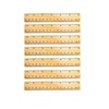 72 Pack Wooden Ruler 6 Inch Rulers Bulk Wood Measuring