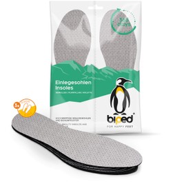 biped 3 Pairs of Activated Carbon Latex Insoles - Cut to Size - for Climate Regulation, Against Foot Odour, for Hygienically Fresh Shoes and Feet z2724