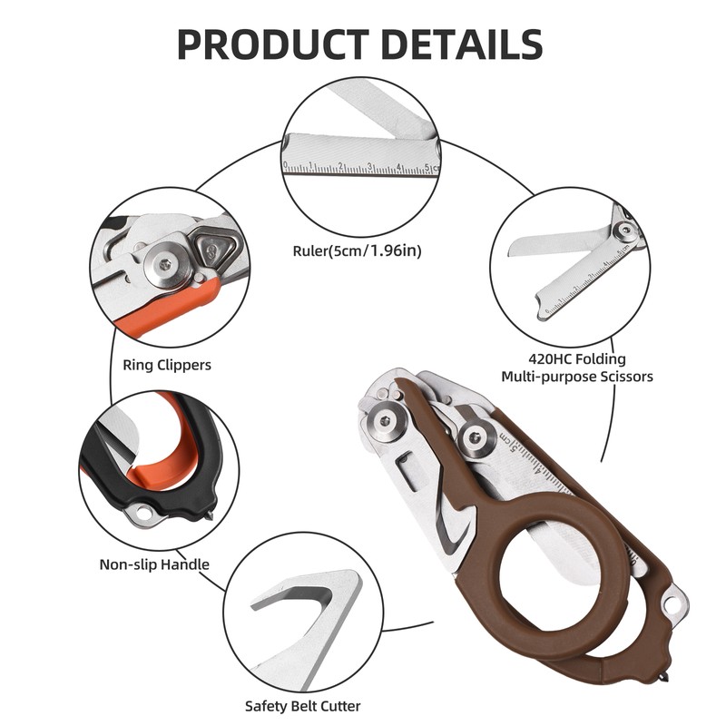 Trauma Shear Multi functional Pliers Tool Outdoor Camping Tools Emergency