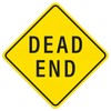 Anobell Dead End Sign 24 x 24 Inches Reflective Aluminum
