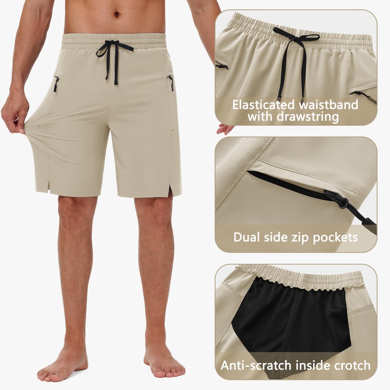 MIVEI Mens 9" Swim Trunks Board Shorts - Swimwear Bathing