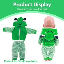 HAMKU Baby Clothing Doll Clothes for Baby Dolls Baby Clothes Doll Clothes for Baby Dolls Clothing Outfits for Baby Dolls for 35-45 cm Newborn Baby Dolls (C)