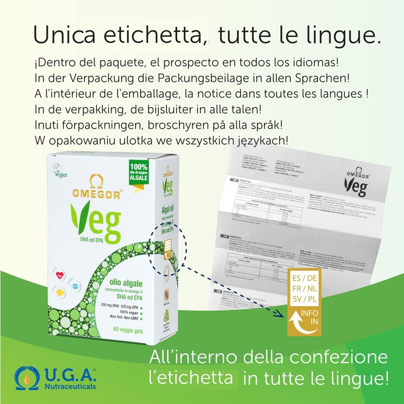 OMEGOR® VEG Omega 3 Vegan Algae Oil | The Only