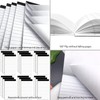 10pcs Mini Black Pocket Notepad Holder Set, Small Notebook Holder