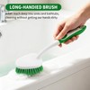 Scrub Brush Set of 4 Pack, Heavy Duty Shower Cleaning