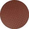 Karina Home ROUND Table Protector and Colours (Brown, 110cm)