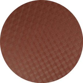 Karina Home ROUND Table Protector and Colours (Brown, 110cm)