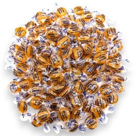 Sugar Free Butterscotch Hard Candy - 2lb of Sugar Free Hard Candy Individually Wrapped - Classic Buttery Sweetness, Perfect for Gatherings or Guilt-Free Treats