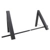 Retractable Clothes Rack Black Foldable Design Aluminium Wall Mounted Clothes