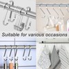 Pack of 6 S Hooks Stainless Steel S-shaped Hooks Heavy