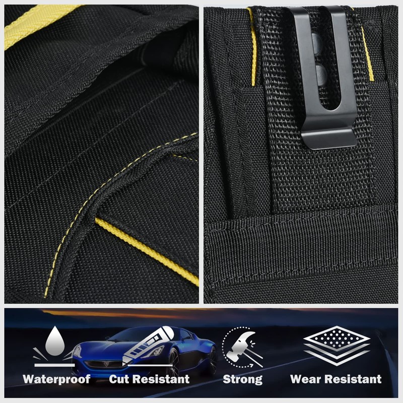 Ehdis Tool Pouch Small Tool Bag Waist Bag Oxford with