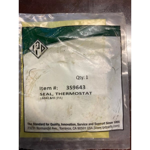 CAT 3S9643 GENUINE IPD CAT LIP TYPE SEAL THERMOSTAT 3S-9643