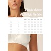 Naturana 5063 Women's Minimiser Bra - champagne Floral, size: 80F