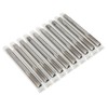 10pcs Thread Tap Set Straight Flute HighSpeed Steel Machine Tap
