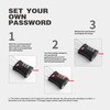 UP Security Suitcase Locks TSA Approved, Small Padlock Combination, TSA