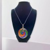 Murano Millefiori Round pendant necklace