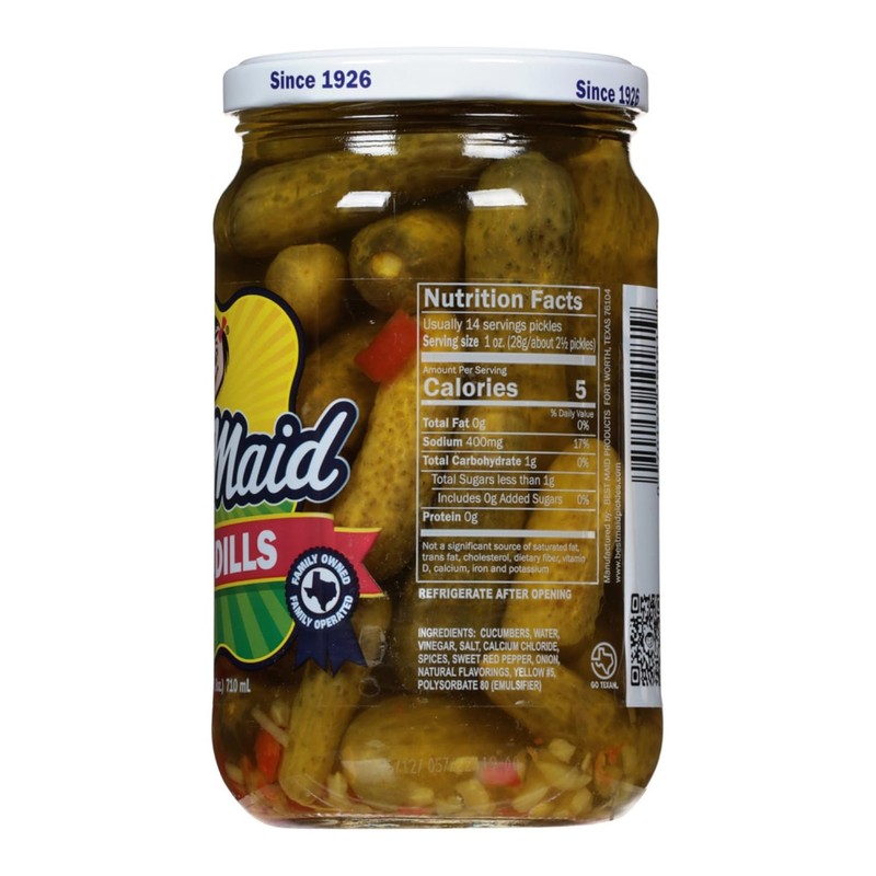 Best Maid Products - 24 Ounce Glass Jars Baby -