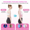 Aollop Posture Corrector for Women and Men - Elastic Adjustable