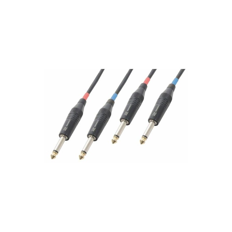 Power Dynamics PD Connex Twin Male 6.3mm Mono Jack to