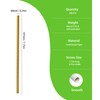 Metallic Gold PaperDrinking Straws, Disposable Gold Foil Paper Straws, Clinquant