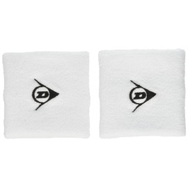 Dunlop TW3003 Tennis Wristband, Pack of 2, White