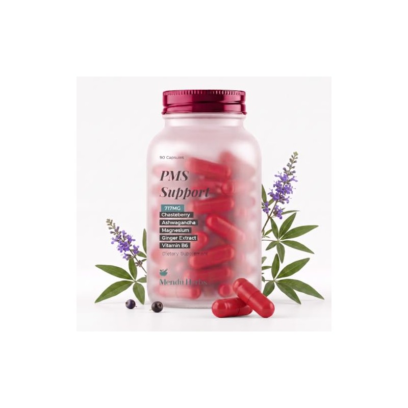 PMS Support | Vitex Chasteberry + Ashwagandha + Magnesium +