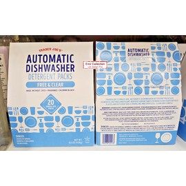 Trader Joe’s Automatic Dishwasher Detergent Packs Free & Clear (2 Packs)