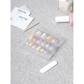 DAISO 25SS Titapress Square Nail Tips #4