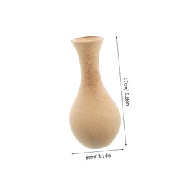 Generic Flower Vase Craft Kit Unfinished Rustic Decor for Home Decoration and Dried Floral Arrangements Creativity and Manual Skills Boys and Girls