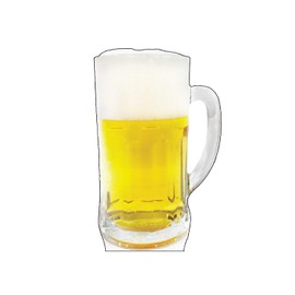 Cardboard People Margarita Glass Life Size Cardboard Cutout Standup